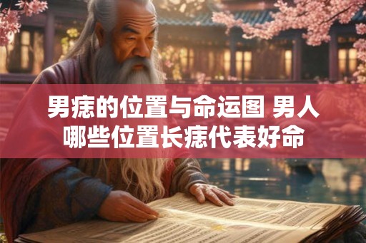 男痣的位置与命运图 男人哪些位置长痣代表好命