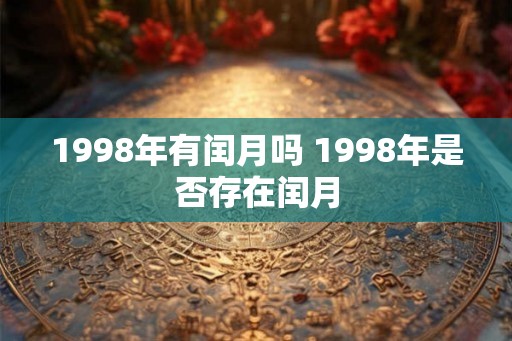 1998年有闰月吗 1998年是否存在闰月