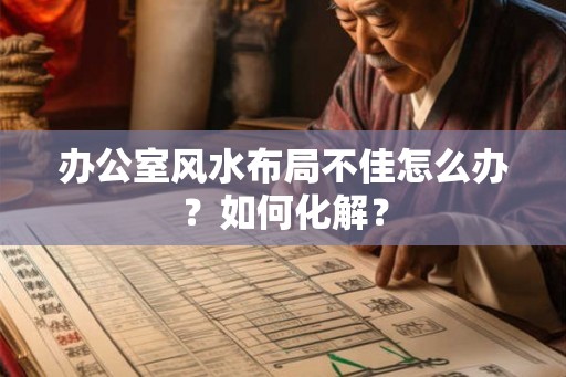 办公室风水布局不佳怎么办？如何化解？