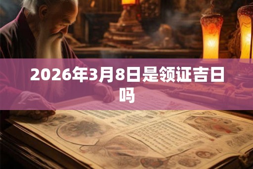 2026年3月8日是领证吉日吗