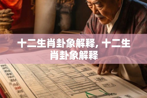 十二生肖卦象解释, 十二生肖卦象解释