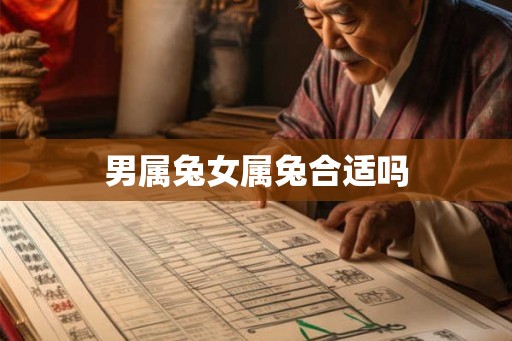 男属兔女属兔合适吗 男属兔女属兔合适吗