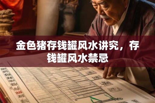金色猪存钱罐风水讲究，存钱罐风水禁忌