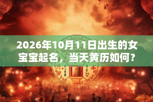 2026年10月11日出生的女宝宝起名,当天黄历如何? 2026年10月11日出生的女宝宝起名,当天黄历如何?
