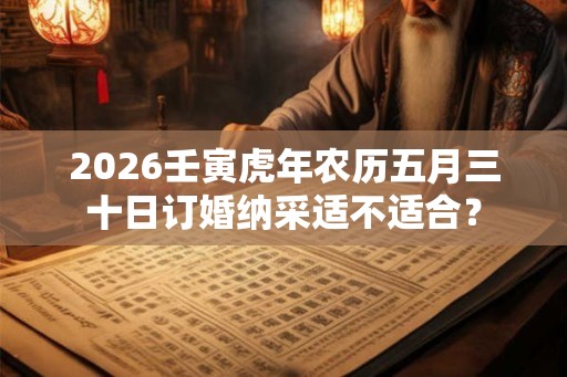 2026壬寅虎年农历五月三十日订婚纳采适不适合? 2026壬寅虎年农历五月三十日订婚纳采适不适合?