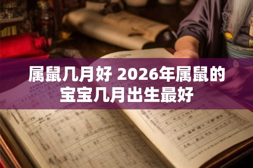 属鼠几月好 2026年属鼠的宝宝几月出生最好
