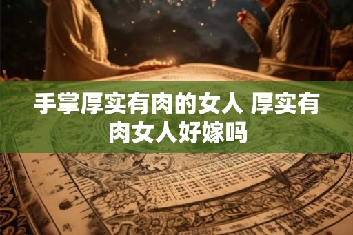 手掌厚实有肉的女人 厚实有肉女人好嫁吗
