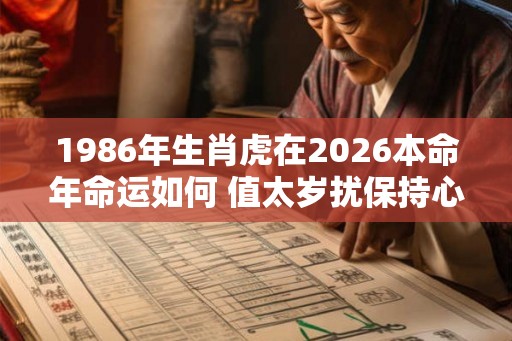 1986年生肖虎在2026本命年命运如何 值太岁扰保持心态