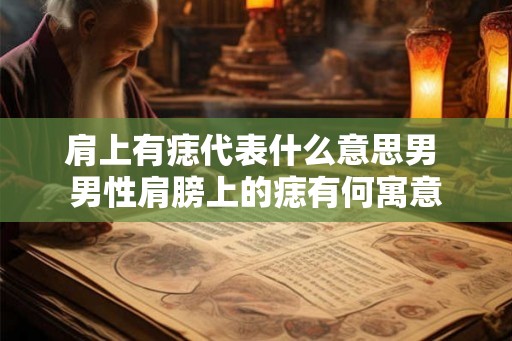 肩上有痣代表什么意思男 男性肩膀上的痣有何寓意