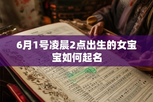 6月1号凌晨2点出生的女宝宝如何起名 6月1号凌晨2点出生的女宝宝如何起名
