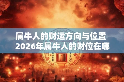 属牛人的财运方向与位置 2026年属牛人的财位在哪 属牛人的财运方向与位置 2026年属牛人的财位在哪