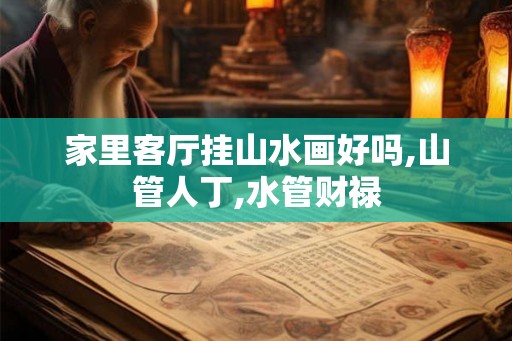 家里客厅挂山水画好吗,山管人丁,水管财禄