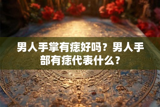 男人手掌有痣好吗?男人手部有痣代表什么? 男人手掌有痣好吗?男人手部有痣代表什么?