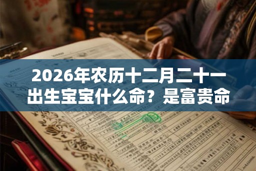 2026年农历十二月二十一出生宝宝什么命？是富贵命？