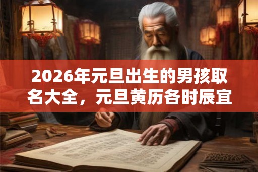 2026年元旦出生的男孩取名大全,元旦黄历各时辰宜忌凶吉 2026年元旦出生的男孩取名大全,元旦黄历各时辰宜忌凶吉