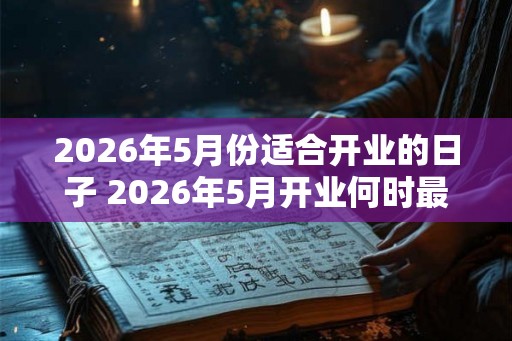 2026年5月份适合开业的日子 2026年5月开业何时最佳