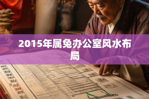 2015年属兔办公室风水布局