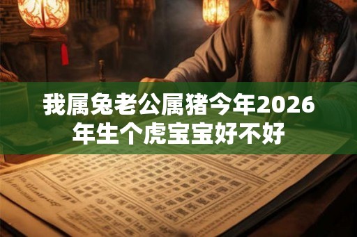 我属兔老公属猪今年2026年生个虎宝宝好不好