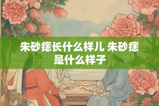 朱砂痣长什么样儿 朱砂痣是什么样子