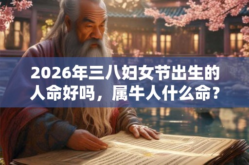 2026年三八妇女节出生的人命好吗，属牛人什么命？