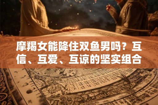摩羯女能降住双鱼男吗？互信、互爱、互谅的坚实组合