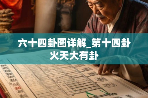 六十四卦图详解_第十四卦火天大有卦