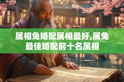 属相兔婚配属相最好,属兔最佳婚配前十名属相