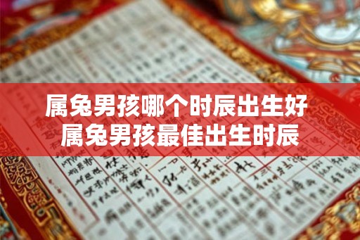 属兔男孩哪个时辰出生好 属兔男孩最佳出生时辰 属兔男孩哪个时辰出生好 属兔男孩最佳出生时辰