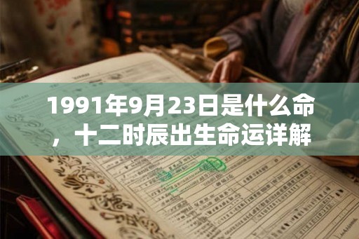 1991年9月23日是什么命,十二时辰出生命运详解 1991年9月23日是什么命,十二时辰出生命运详解