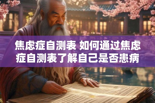 焦虑症自测表 如何通过焦虑症自测表了解自己是否患病 焦虑症自测表 如何通过焦虑症自测表了解自己是否患病