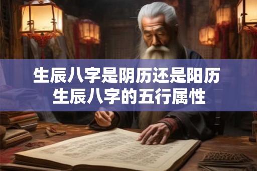 生辰八字是阴历还是阳历 生辰八字的五行属性