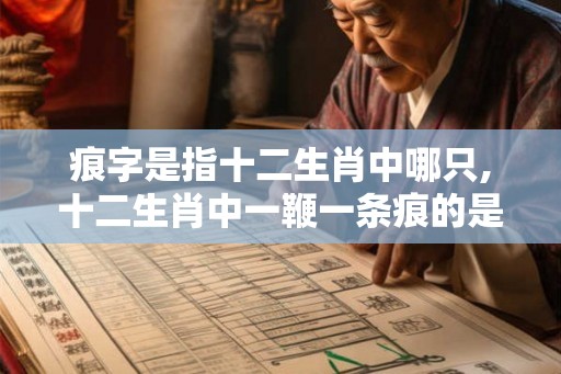 痕字是指十二生肖中哪只,十二生肖中一鞭一条痕的是何肖