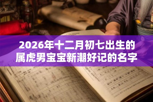2026年十二月初七出生的属虎男宝宝新潮好记的名字推荐