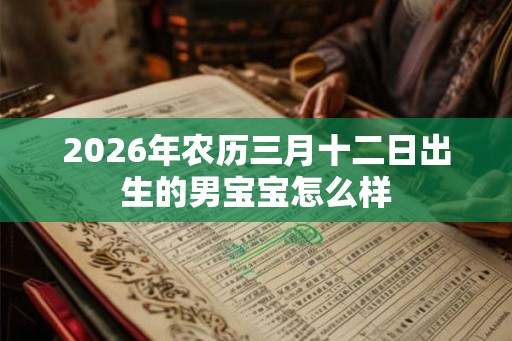 2026年农历三月十二日出生的男宝宝怎么样 2026年农历三月十二日出生的男宝宝怎么样