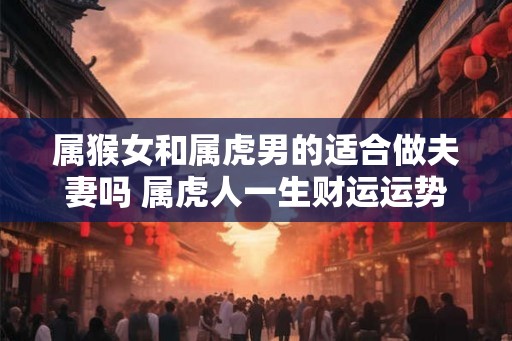 属猴女和属虎男的适合做夫妻吗 属虎人一生财运运势如何