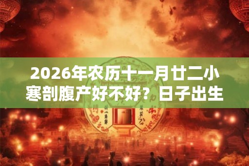 2026年农历十一月廿二小寒剖腹产好不好？日子出生宝宝命运？