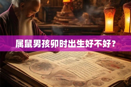 属鼠男孩卯时出生好不好? 属鼠男孩卯时出生好不好?