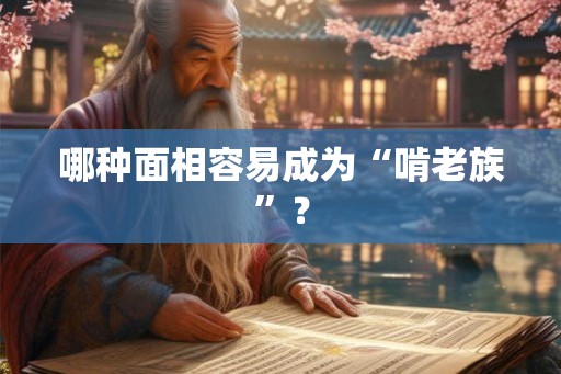 哪种面相容易成为“啃老族”？