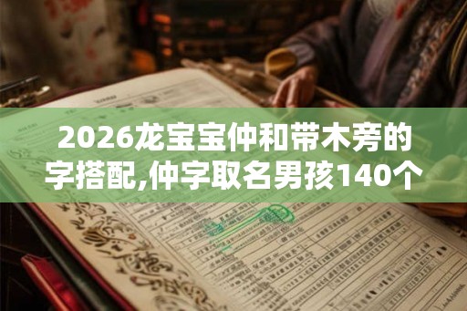 2026龙宝宝仲和带木旁的字搭配,仲字取名男孩140个 2026龙宝宝仲和带木旁的字搭配,仲字取名男孩140个