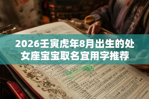 2026壬寅虎年8月出生的处女座宝宝取名宜用字推荐