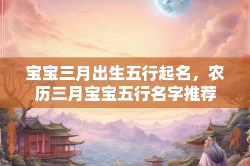 宝宝三月出生五行起名,农历三月宝宝五行名字推荐 宝宝三月出生五行起名,农历三月宝宝五行名字推荐
