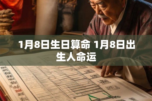 1月8日生日算命 1月8日出生人命运