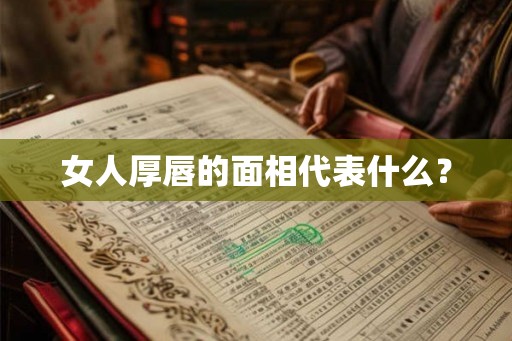 女人厚唇的面相代表什么? 女人厚唇的面相代表什么?