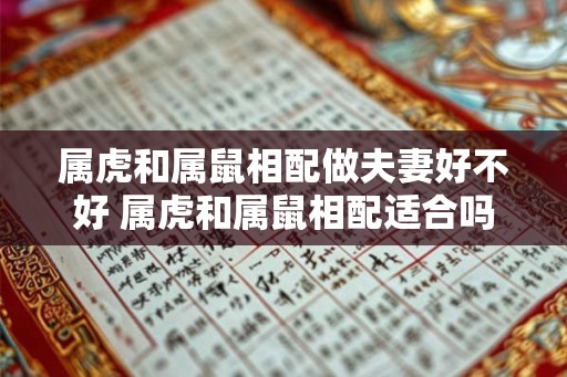 属虎和属鼠相配做夫妻好不好 属虎和属鼠相配适合吗 属虎和属鼠相配做夫妻好不好 属虎和属鼠相配适合吗