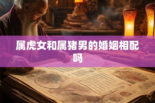 属虎女和属猪男的婚姻相配吗