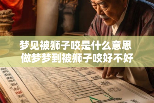 梦见被狮子咬是什么意思 做梦梦到被狮子咬好不好