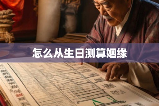 怎么从生日测算姻缘