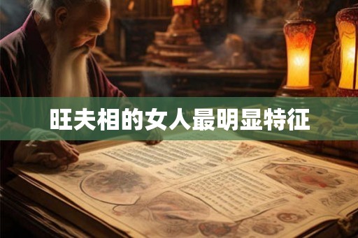旺夫相的女人最明显特征