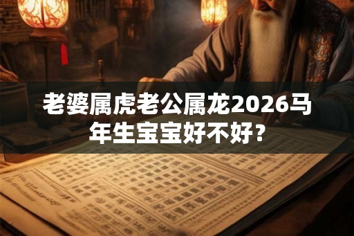 老婆属虎老公属龙2026马年生宝宝好不好？