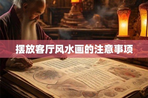摆放客厅风水画的注意事项